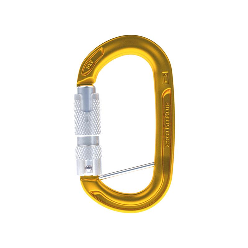 Карабин SingingRock Oxy BC Triple Lock (K0123EC07 Gold)