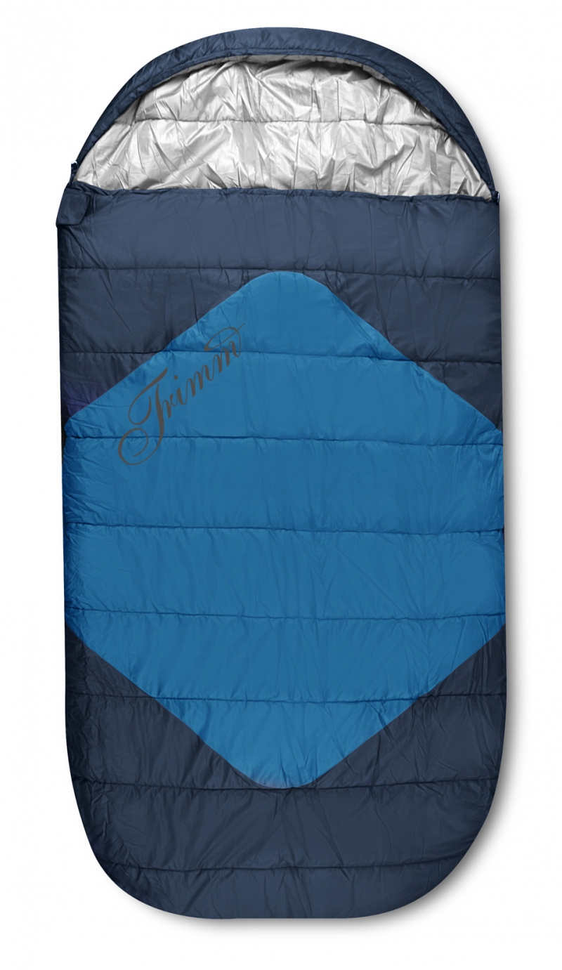Увеличенный спальный мешок Trimm Divan (Sea blue/ mid.blue 195 R)