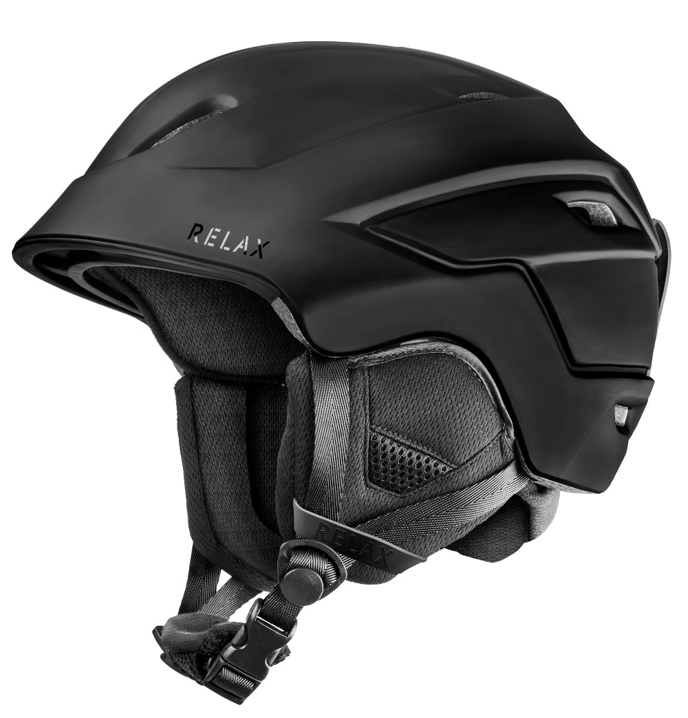 Шлем горнолыжный Relax Bat RH02A (Черный L-XL (58-62))
