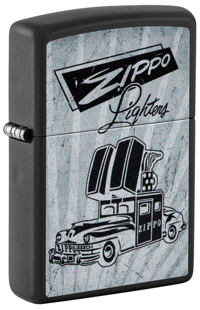 Zippo 48572 Car Design Black Matte - туристическое снаряжение в Минске Zippo 48572 Car Design Black Matte - туристическое снаряжение в Минске