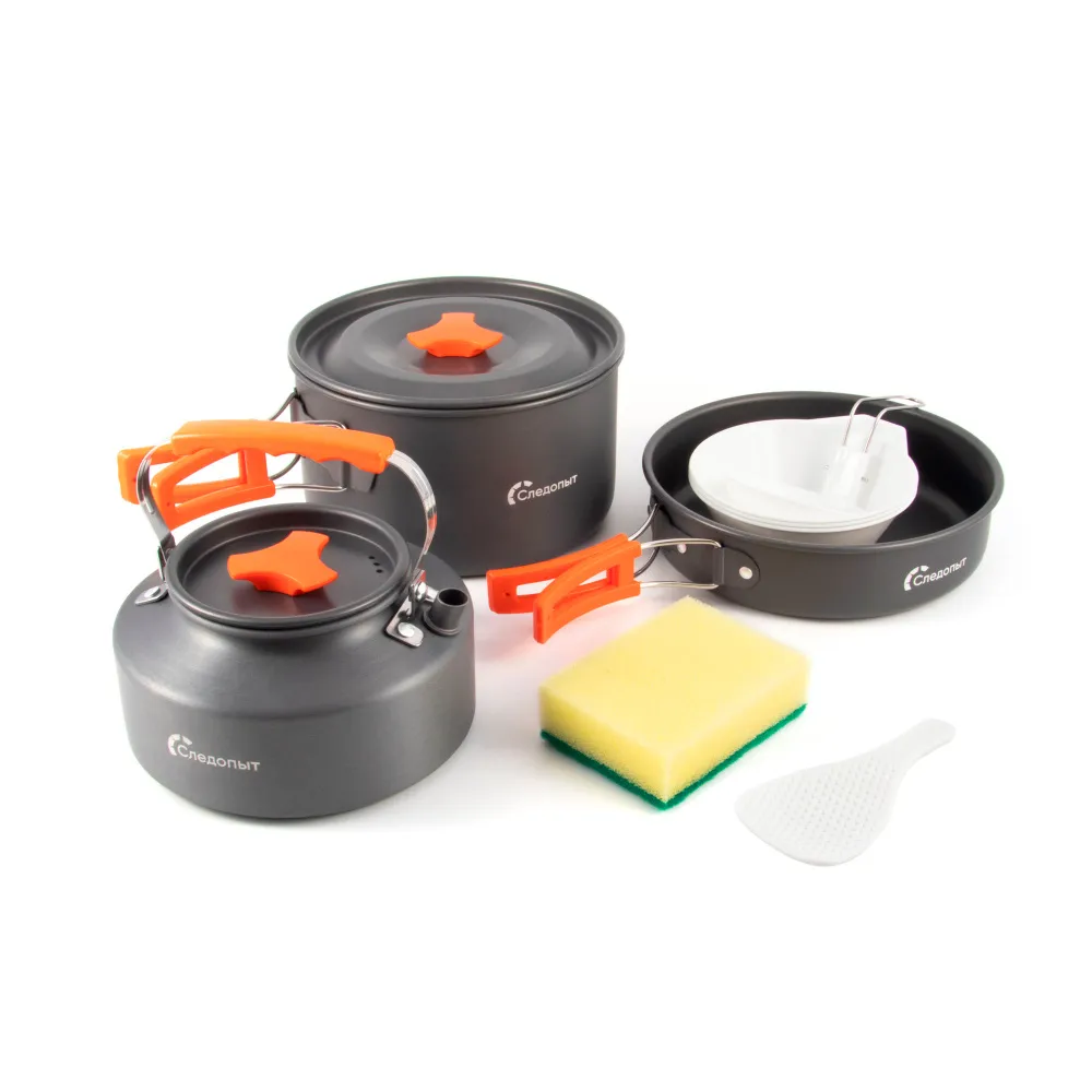 Набор посуды Следопыт Optimum на 3 персоны - туристическое снаряжение в Минске
