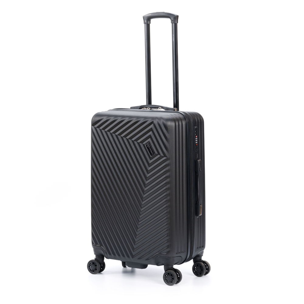 Чемодан Torber Lama M 62 л (T1919M-Black Черный)