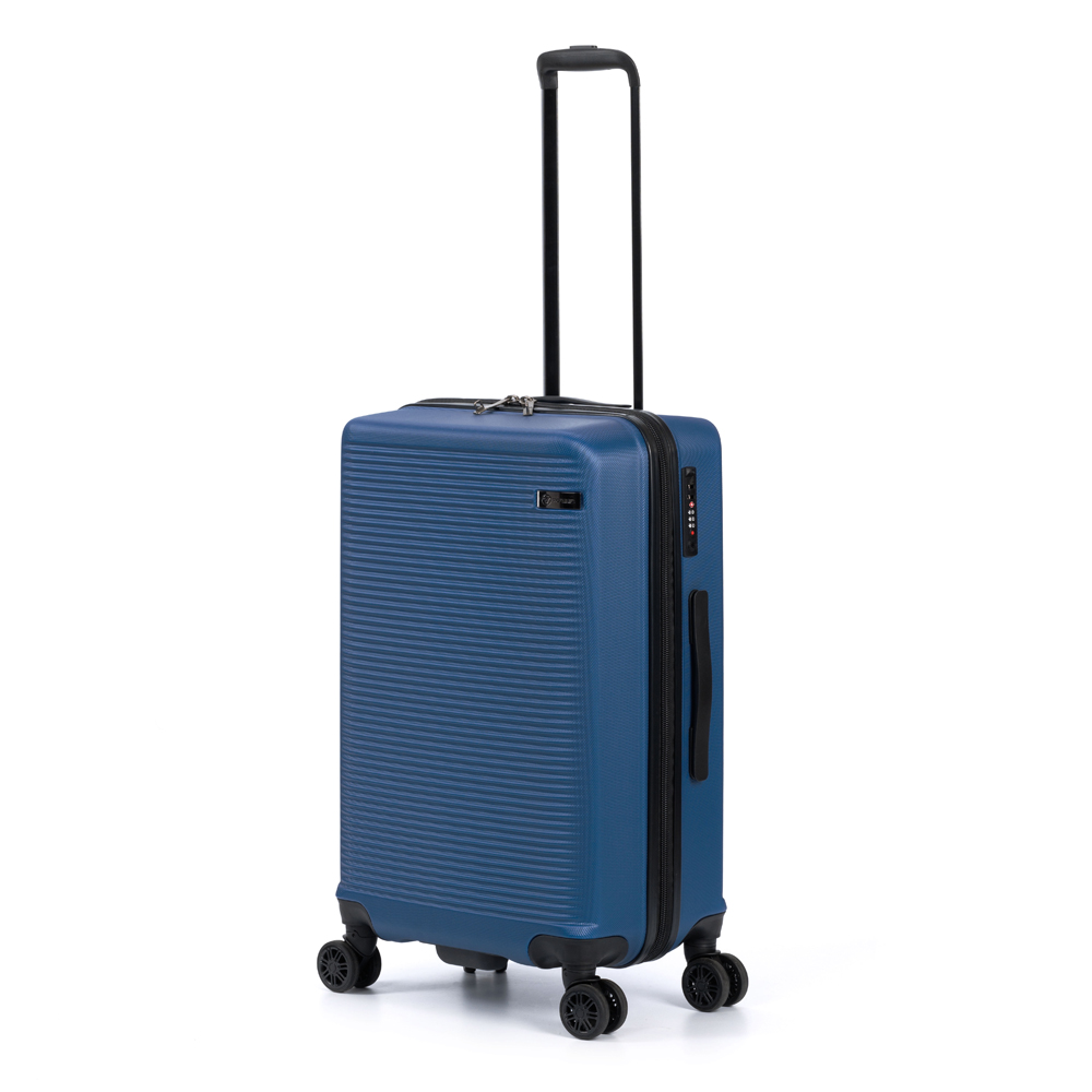 Чемодан Torber Caspian M 64 л (T2055M-Navi Синий)