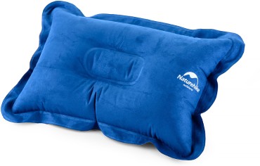 Подушка надувная Naturehike Comfortable Suede Pillow (Голубой)