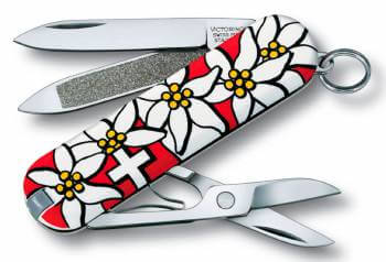 Нож перочинный Victorinox Classic Edelweiss 58мм 7функций (0.6203.840)