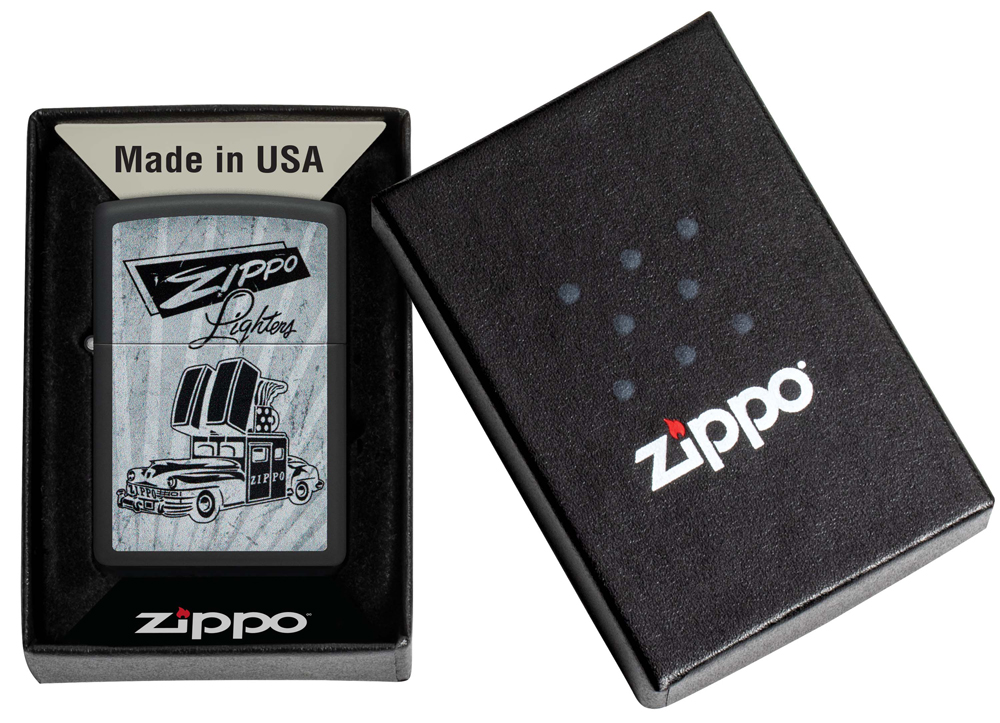 Zippo 48572 Car Design Black Matte - туристическое снаряжение в Минске. Фото �4 Zippo 48572 Car Design Black Matte - туристическое снаряжение в Минске. Фото �4