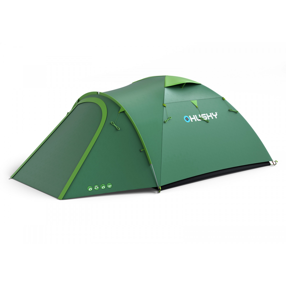 Палатка Husky Bizon 3 Plus (Зеленый)