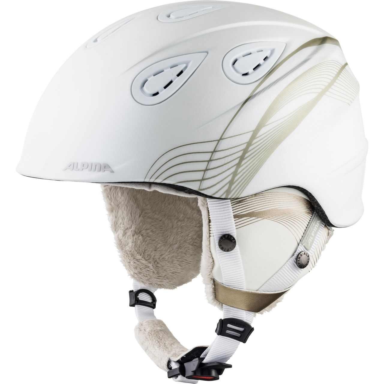 Шлем горнолыжный Alpina Grap 2.0 (White-prosecco matt 57-61)