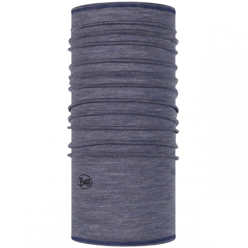 Бандана Buff Lightweight Merino Wool Solid Denim Multi Stripes 117819 (53-62)