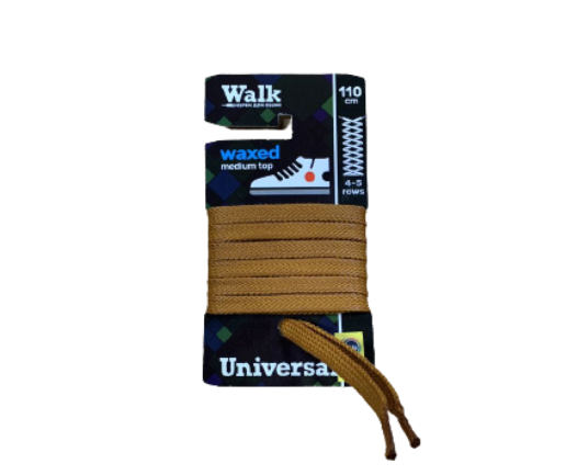 Шнурки для обуви Walk Universal Waxed 110см (Цветной)