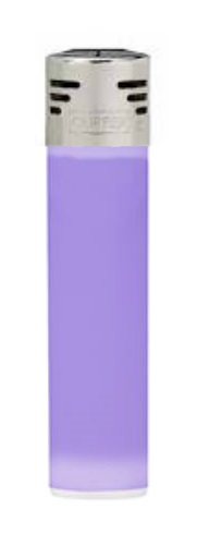 Зажигалка с пьезо-поджигом пластиковая Clipper CK11R (Фиолетовый)