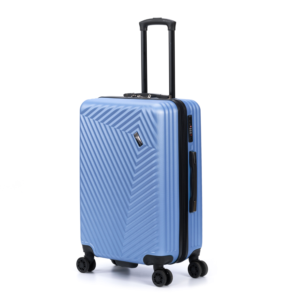 Чемодан Torber Lama M 62 л (T1919M-Blue Синий)