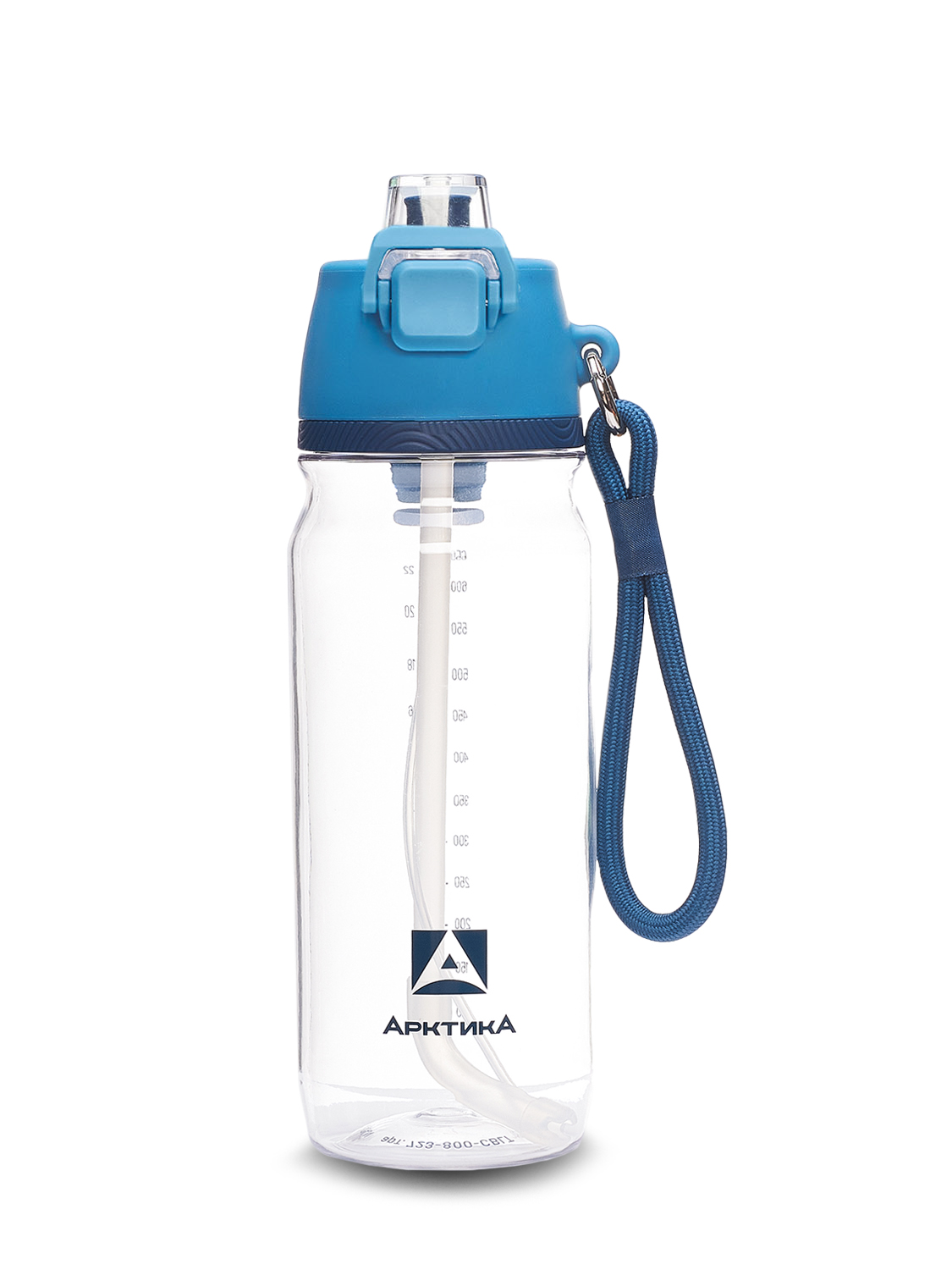Питьевая бутылка Арктика 723-800 из тритана с трубочкой и распылителем (Нордик)