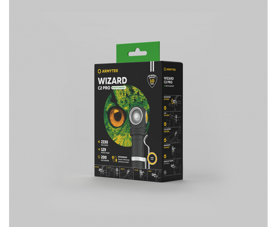 Фонарь Armytek Wizard C2 Pro Magnet USB. Фото �3