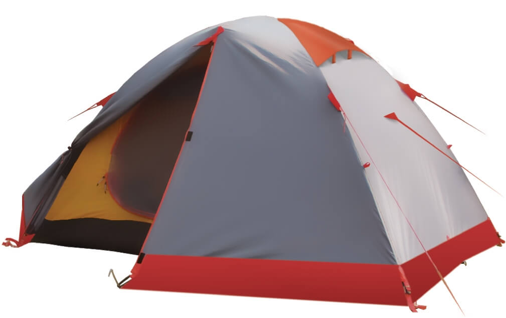 Палатка Tramp Peak 2 (V2) экспедиционная (TRT-25 Grey)