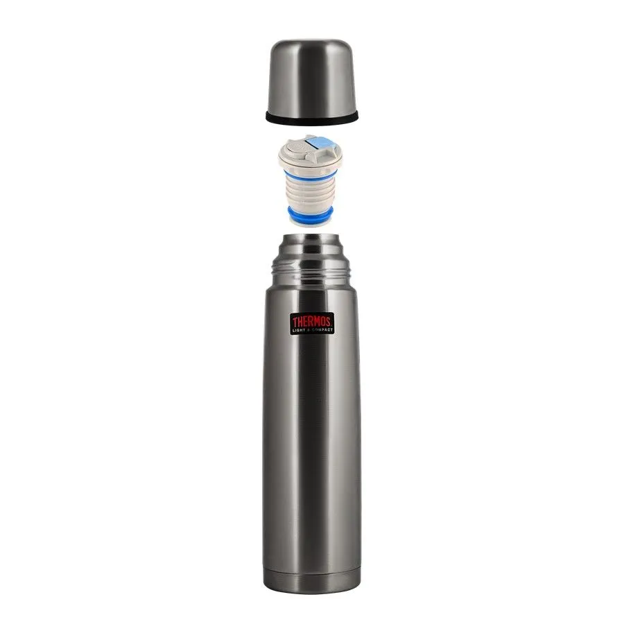 Термос Thermos FBB-1000 1л (562388 Серый с клапаном)