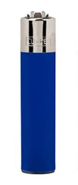 Зажигалка кремниевая пластиковая Clipper CP11RH (Синий)