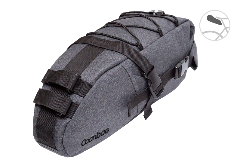 Сумка под седло велосипеда Caanbag (CAAN-TR-26DG Темно-серый)