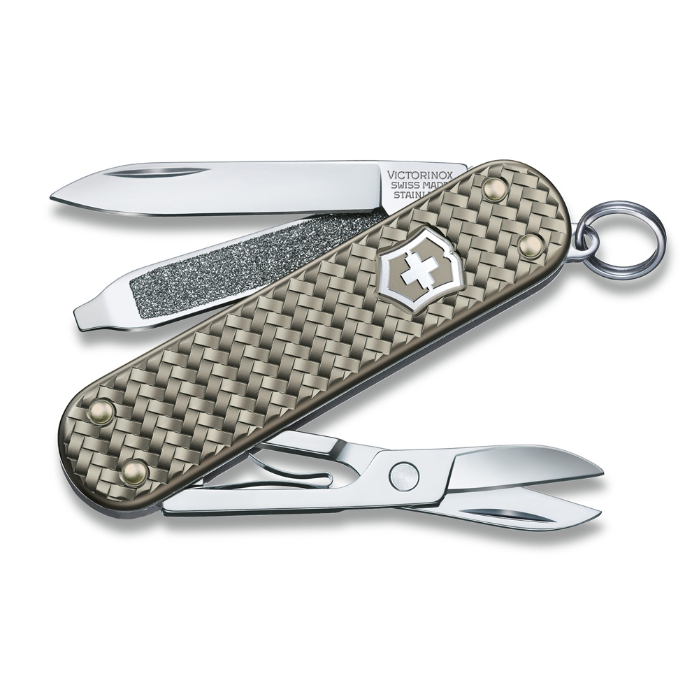Нож перочинный Victorinox Classic SD Precious Alox Infinite Grey 58мм 5функций (0.6221.4031G)