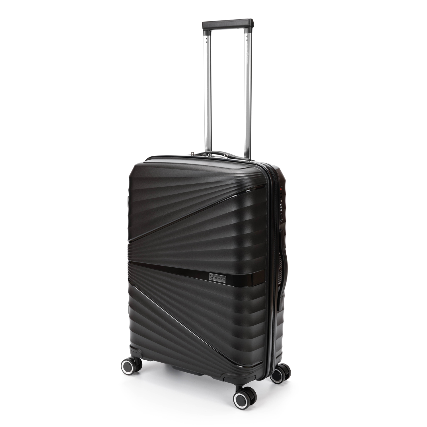 Чемодан Torber Nevo M 66 л (T2207M-Black Черный)