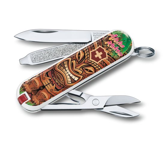 Нож перочинный Victorinox Classic Aloha Kakou 58мм 7функций (0.6223.L1809)
