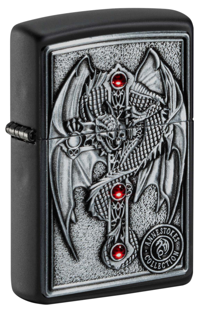 Zippo 49755 Winged Dragon Cross Black Matte - туристическое снаряжение в Минске Zippo 49755 Winged Dragon Cross Black Matte - туристическое снаряжение в Минске