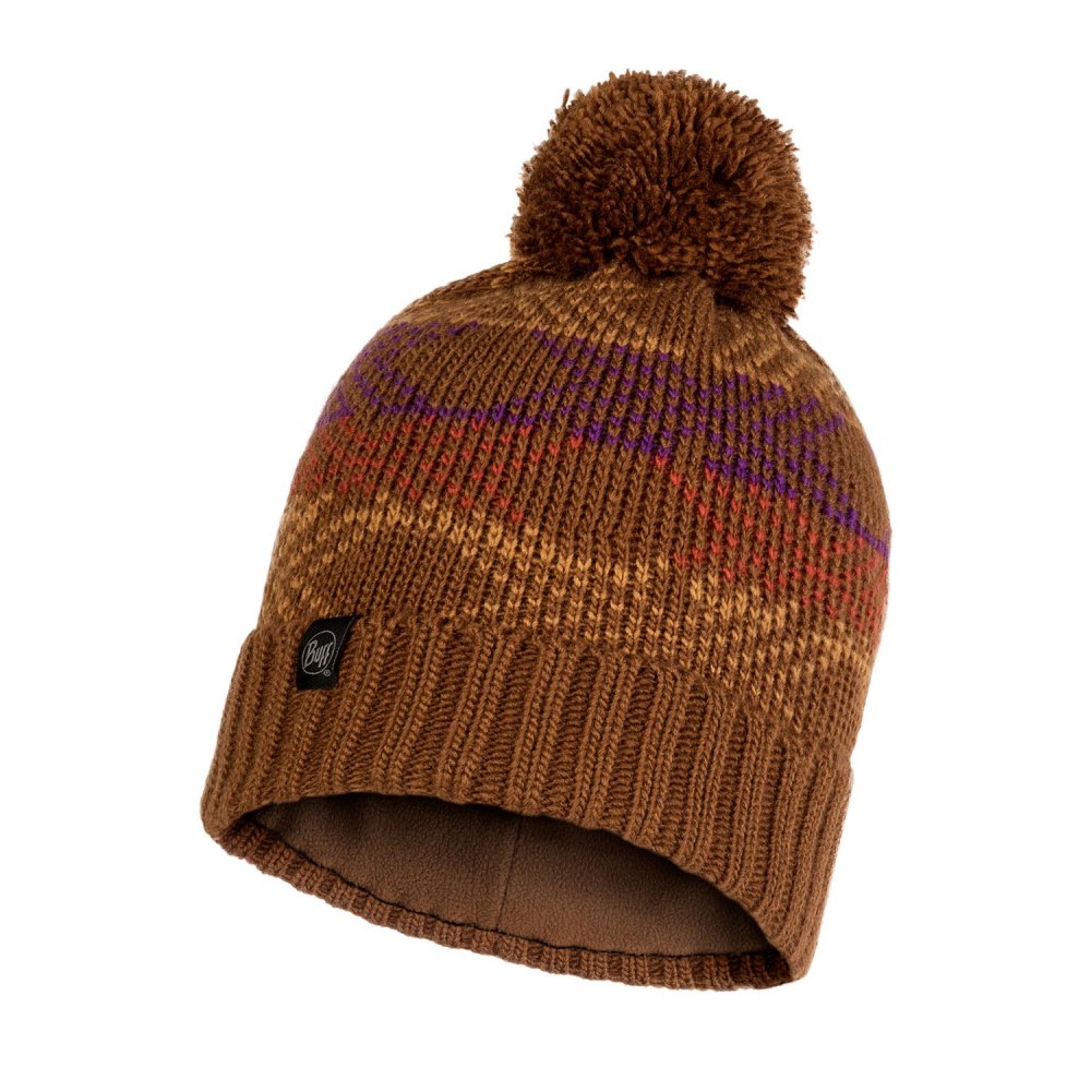 Шапка Buff Knitted & Polar Hat Garid Tundra Khaki 120858 (Коричневый Uni)