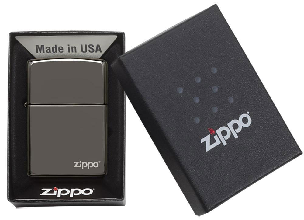 Zippo Black Ice with Zippo Logo - туристическое снаряжение в Минске. Фото �5