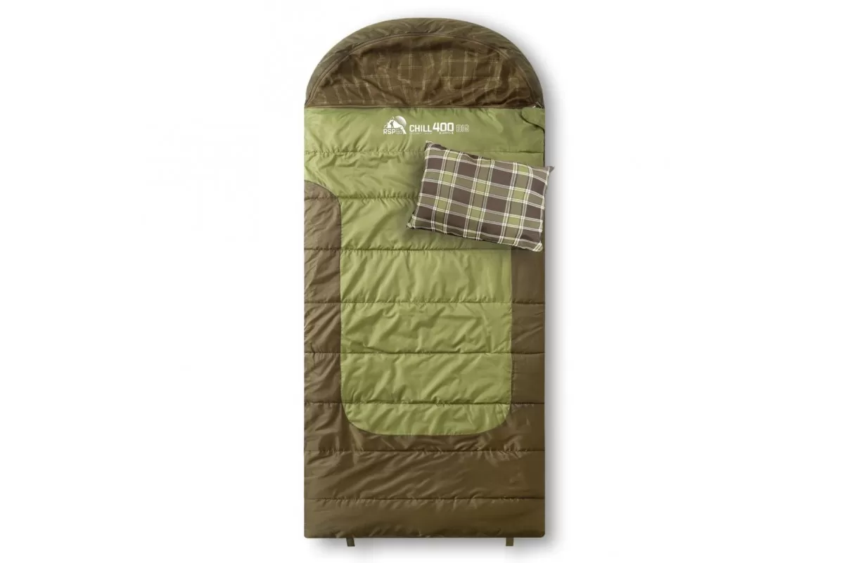 Спальный мешок RSP Chill 400 Big (SB-СH-400-BIG-GNBR-R Зеленый R)