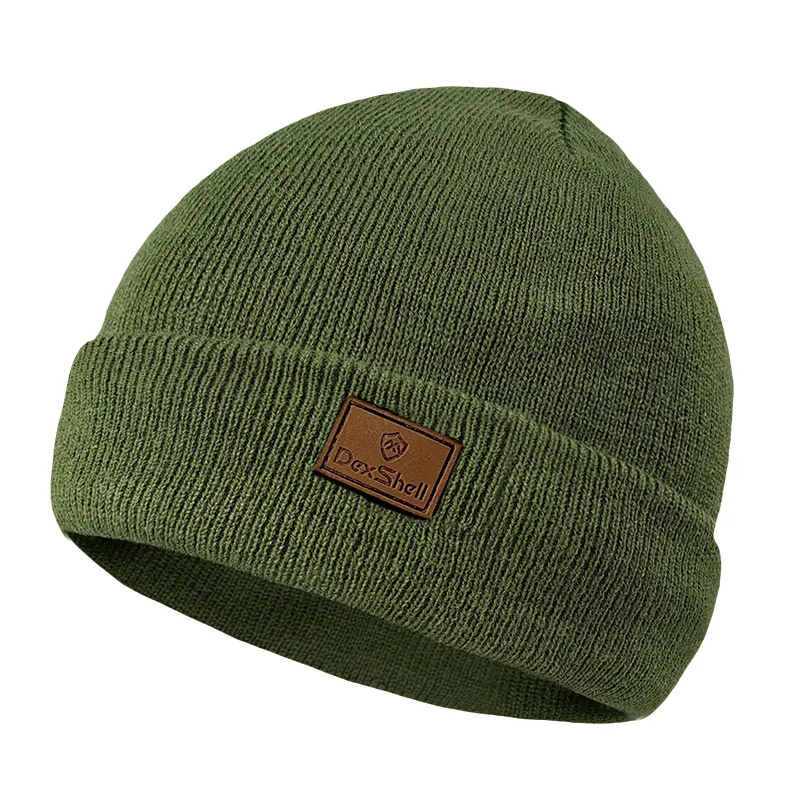 Водонепроницаемая шапка DexShell Beanie Hat (DH30509PGN Хаки 56-58)