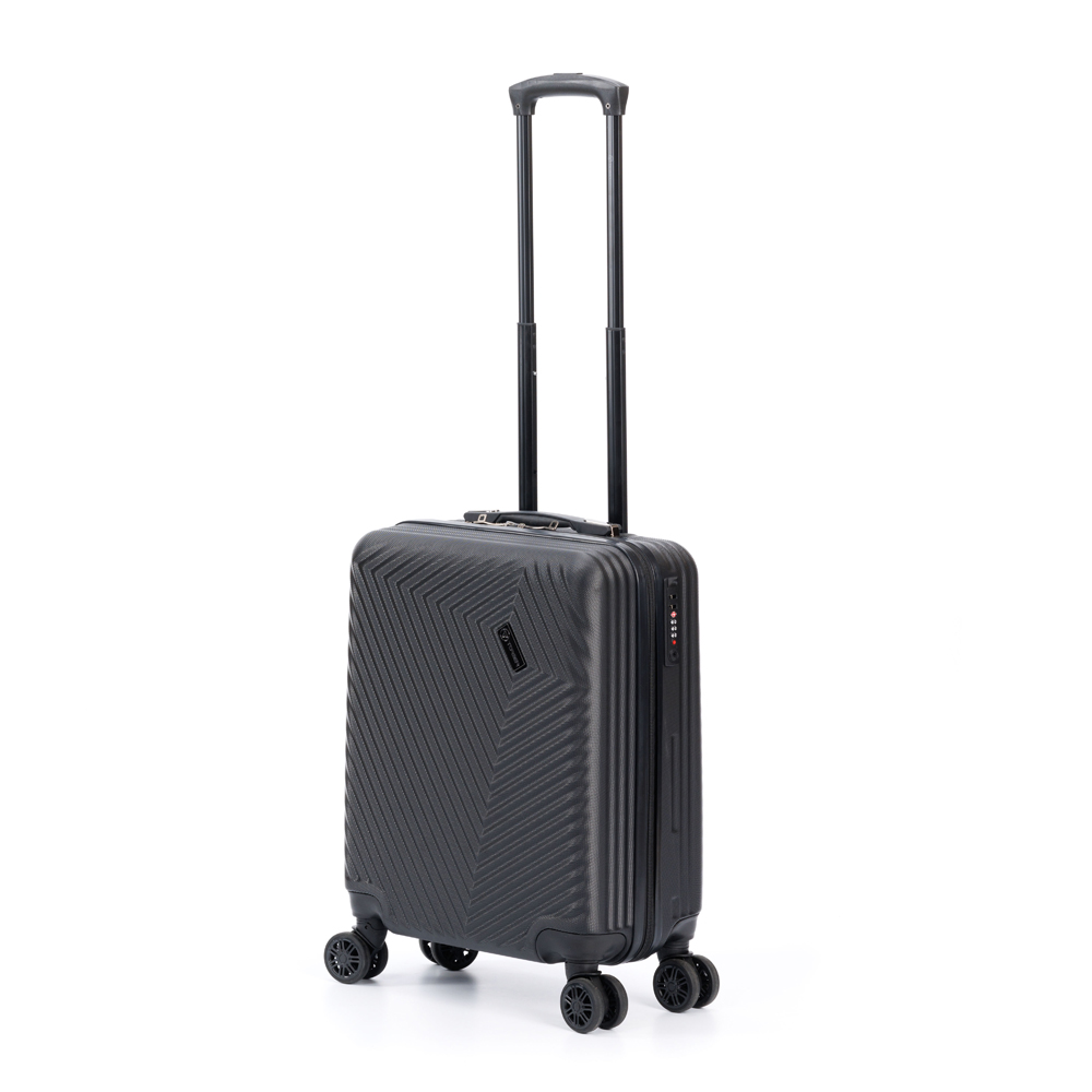 Чемодан Torber Lama S 37 л (T1919S-Black Черный)