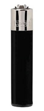Зажигалка кремниевая пластиковая Clipper CP11RH (Черный)