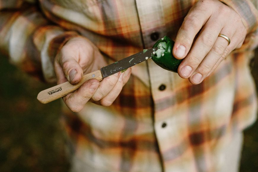 Нож Opinel №112 для чистки овощей, нержавеющая сталь, рукоять из бука - туристическое снаряжение в Минске. Фото �2