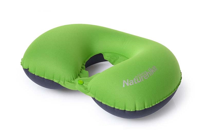 Подушка надувная Naturehike U-shaped Lightweight TPU Neck Pillow (Салатовый)