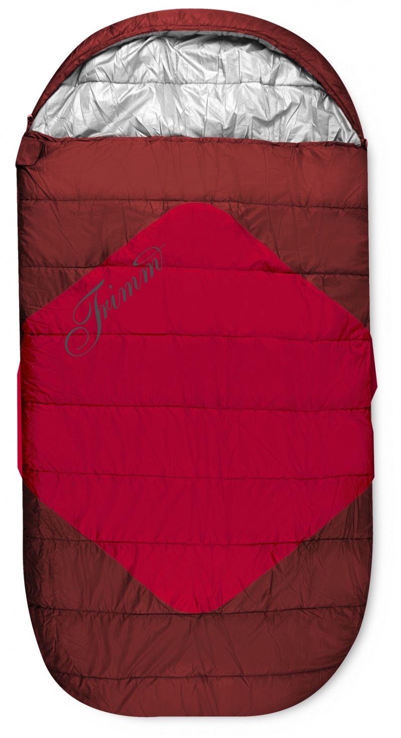 Увеличенный спальный мешок Trimm Divan (Red / Dark Red 195 R)
