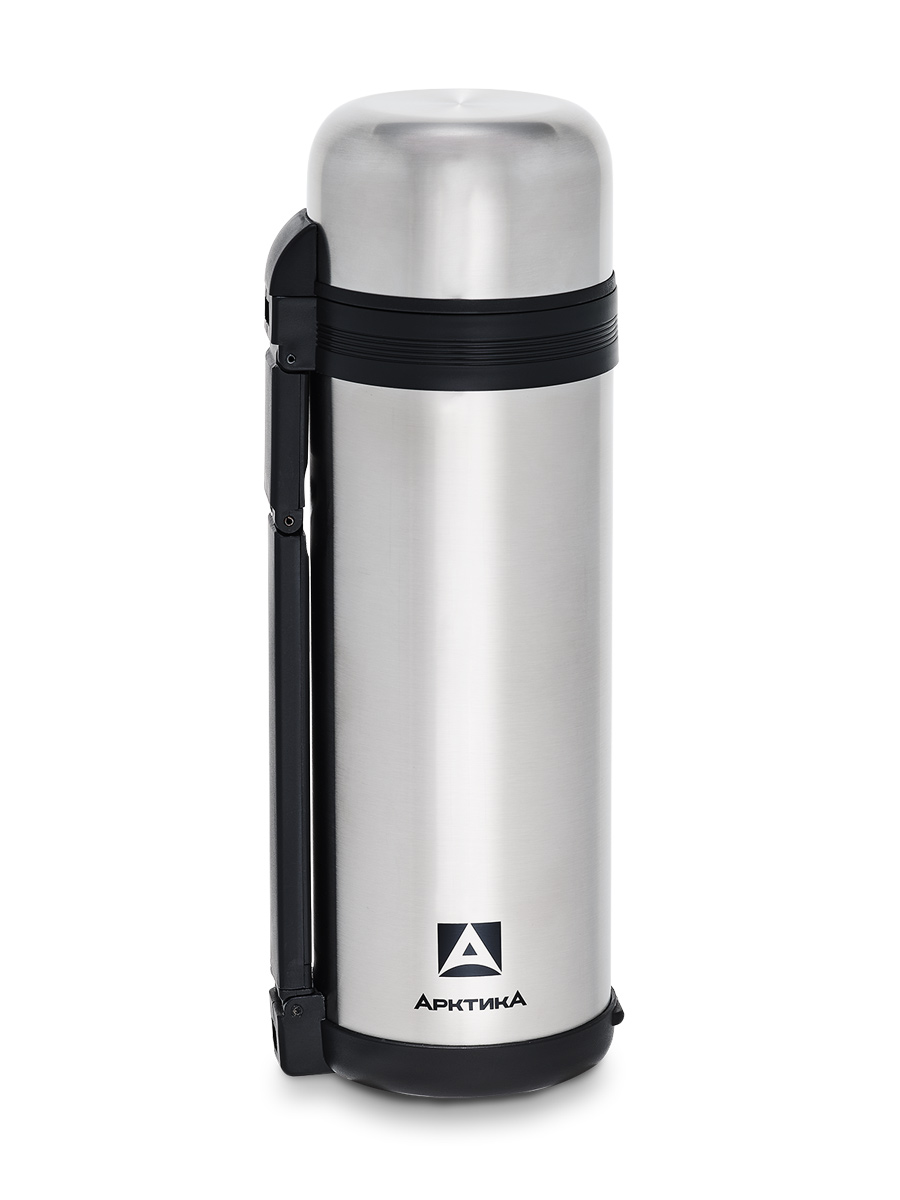 Термос Арктика 201-1800 универсальный с широким горлом 1,8 л. (Металлик)