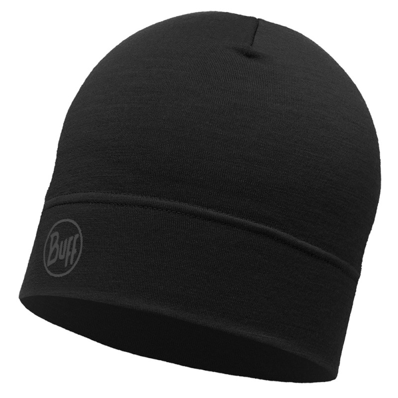 Шапка Buff Lightweight Merino Wool Hat Solid Black 113013 (Uni)