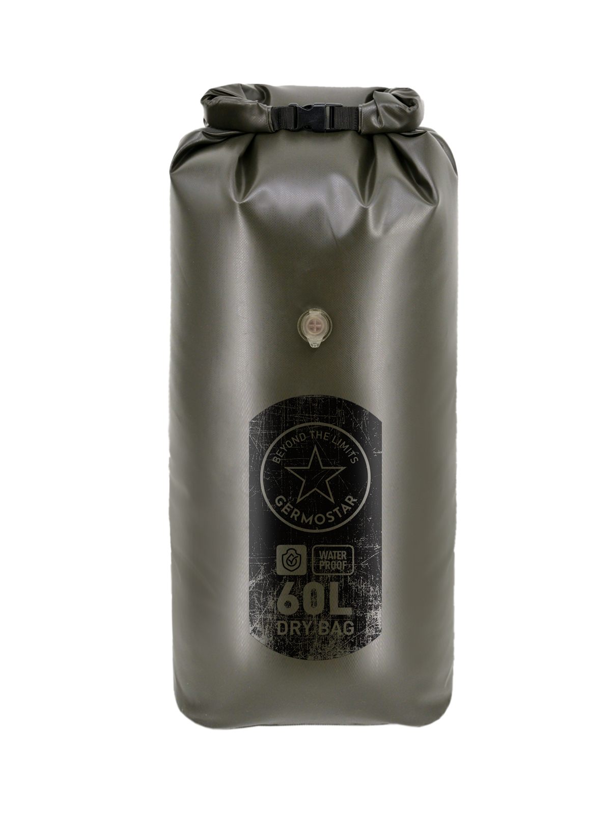 Герморюкзак Germostar Dry Bag 60 л с клапаном (2PV60VLKH Хаки)