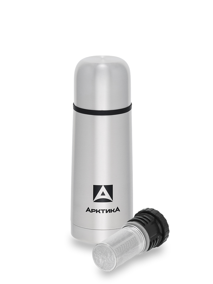 Термос Арктика 101-350С классический с узким горлом с ситечком 0,35 л.
