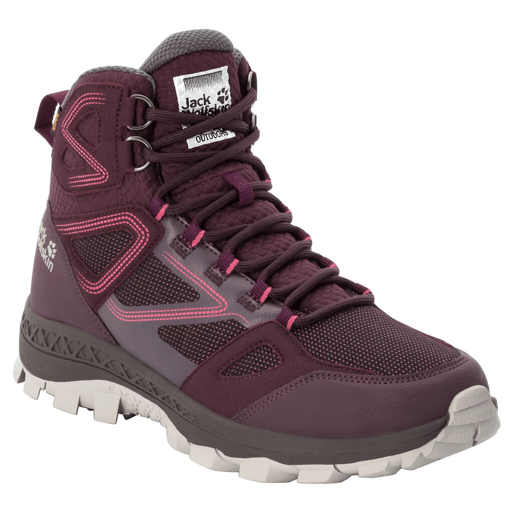 Трекинговые ботинки Jack Wolfskin Downhill Texapore Mid W женские (4044141-2826 burgundy pink 38 (5))