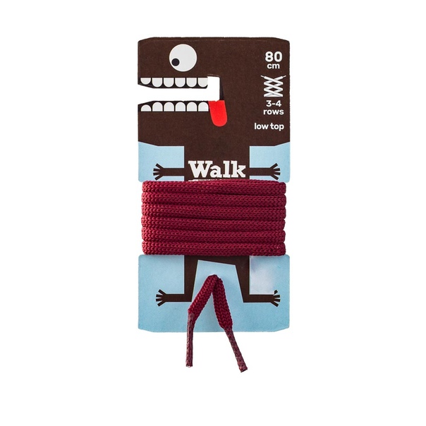 Шнурки для обуви Walk Basic 80см (Цветной)