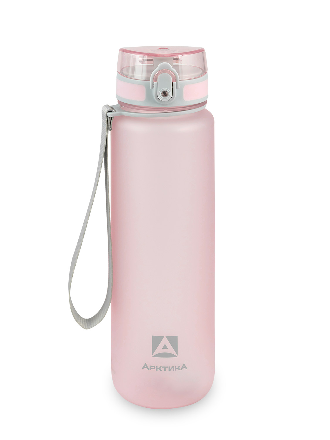 Питьевая матовая бутылка Арктика 720-1000 из тритана с ситечком (720-1000-PKM Розовый)