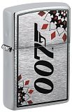 Zippo 48734 James Bond Brushed Chrome - туристическое снаряжение в Минске