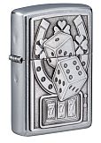 Zippo 49294 Lucky 7 Street Chrome - туристическое снаряжение в Минске