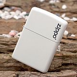 Zippo Classic White Matte Logo - туристическое снаряжение в Минске