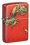 Zippo 48513 Dragon Design Tumbled Brass - туристическое снаряжение в Минске