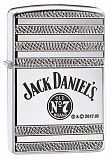Zippo Jack Daniels Deep Carved Armor High Polish Chrome - туристическое снаряжение в Минске