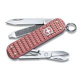 Нож перочинный Victorinox Classic SD Precious Alox Gentle Rose 58мм 5функций (0.6221.405G)