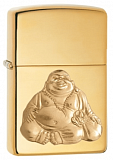 Zippo Buddha Emblem - High Polish Brass - туристическое снаряжение в Минске