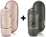 Портативная эспрессо-машина WACACO Nanopresso Dark Soul Grey Case + Dark Soul Pink Case - туристическое снаряжение в Минске